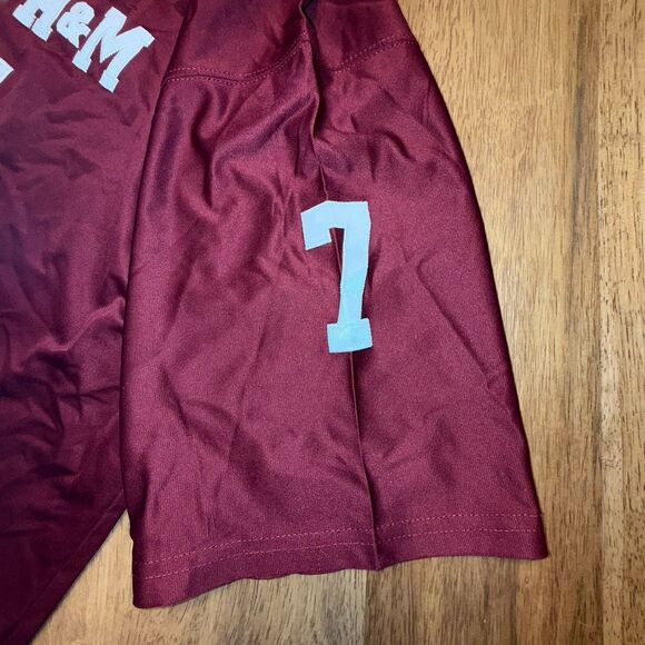 Texas A&M Aggies Jersey Maroon White XXL #7 McGee STITCHED - Picture 9 of 14